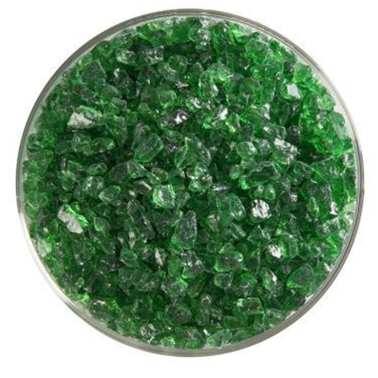 Bullseye Glass Frit Light Green Coarse Transparent 5oz. 90 COE